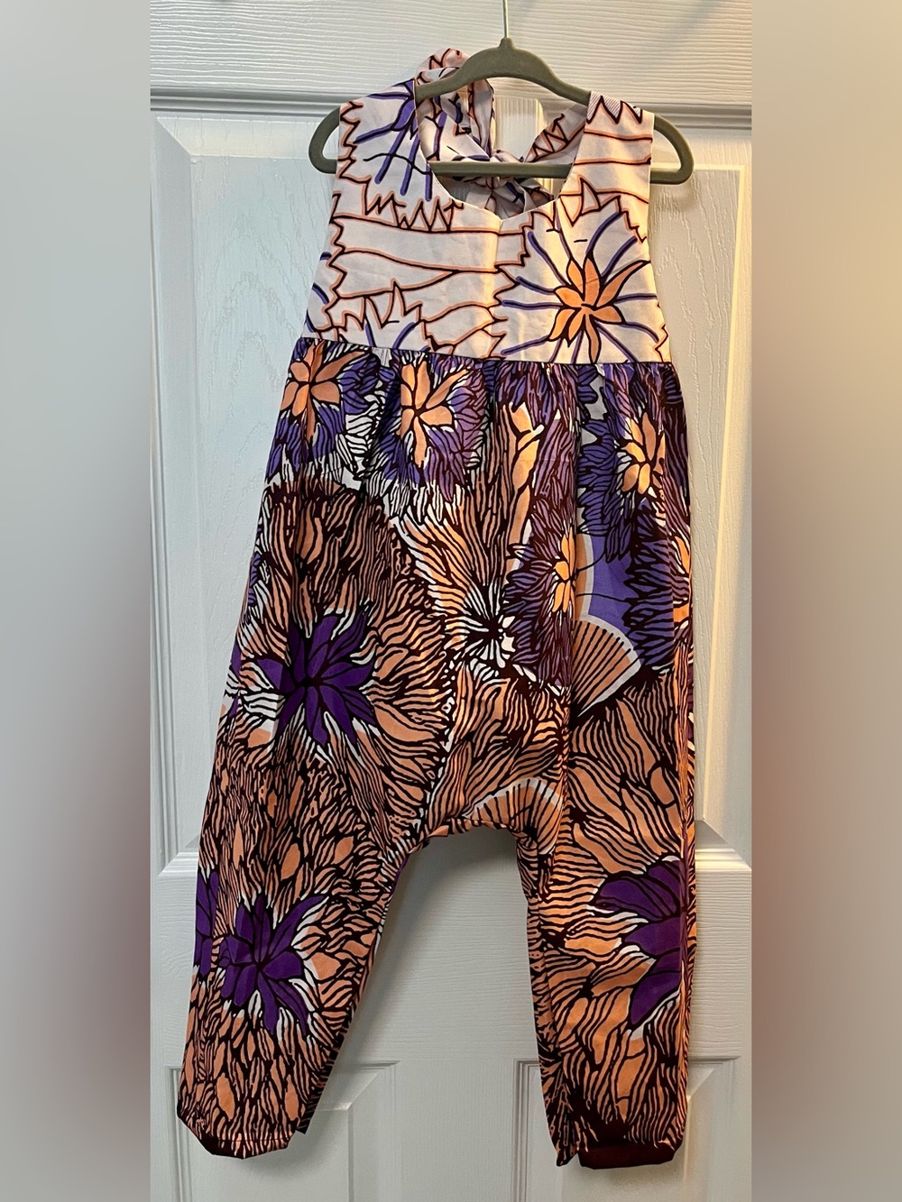 NWOT Girls' Elisamama Floral Halter One-Piece Jumpsuit